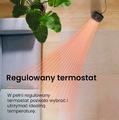 Pro Breeze Grzejnik łazienkowy ceramiczny 2000 W z termostatem, czarny – zdjęcie 5