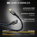 Przedłużacz HDMI 2.1 deleyCON 4 m – 8K@60Hz, eARC, HDR10+ – zdjęcie 4
