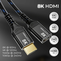 Przedłużacz HDMI 2.1 deleyCON 4 m – 8K@60Hz, eARC, HDR10+ – zdjęcie 5