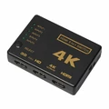 Przejściówka adapter HDMI 5 do 1 ALLOYSEED KM-8 Full HD 4K widok z przodu 