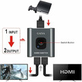 Przełącznik rozdzielacz splitter dwukierunkowy Gana HDMI HD 4K 3D 1080P HDTV BluRay widok zastosowania