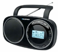 Przenośne radio Blaupunkt BSD-9000 Zegar Alarm LCD widok z boku