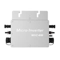 Przetwornica inwerter falownik solarny ATO-WVC-600-230V 600W widok z przodu