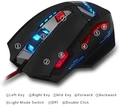 Przewodowa optyczna mysz gamingowa Zelotes T90 USB widok opisu