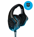 Przewodowe słuchawki GAMINGOWE Logitech G633 Artemis Spectrum RGB 7.1 widok z kablem