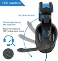 Przewodowe słuchawki gamingowe SADES SA-816 widok zakresu ruchu