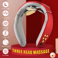 Pulsacyjny masażer szyi pleców karku stóp macicy Smart 4D widok zastosowania
