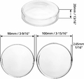 QWORK Szalki Petriego szklane z pokrywka 90x20 mm, 5 szt. – zdjęcie 2