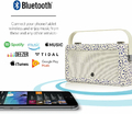 Radio cyfrowe budzik Hepburn Mk II 20W USB skóra Emma Bridgewater widok łączności