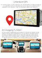 Radio nawigacja 2din GPS USB SD android 5.1 widok mapy