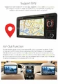 Radio nawigacja 2din GPS USB SD Audi A3 widok mapy