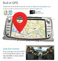 Radio nawigacja 2din GPS USB SD ekran dotykowy Ford Focus Mondeo s-max galaxy widok mapy