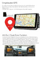 Radio nawigacja 8 cali VW Skoda Seat widok mapy