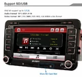 Radio nawigacja VW Passat 2din GPS USB SD ekran dotykowy  widok sd