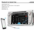Radio samochodowe 7 cali USB SD nawigacja Ford Focus Mondeo S-max galaxy widok podłączenia do telefonu