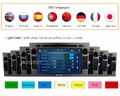 Radio samochodowe 7 cali USB SD nawigacja mapy Opel Astra widok języków