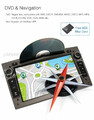 Radio samochodowe 7 cali USB SD nawigacja mapy Opel Astra widok mapy