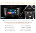 Radio samochodowe 7 cali USB SD nawigacja mapy Opel Astra widok w samochodzie