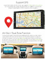 Radio samochodowe 7' USB SD nawigacja mapy uniwersalne widok map