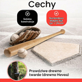 Redfield Kij baseballowy drewniany 76 cm - kij do baseballa z drewna kauczukowego – zdjęcie 3