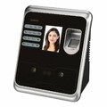 Rejestrator czasu pracy rozpoznawania twarzy odcisku palca PIN widok z prawej strony