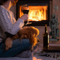 Relaxdays Zestaw kominkowy 4-częściowy, żeliwo, rycerski design – zdjęcie 3