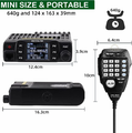 Retevis RT95 – mobilny radiotelefon dwuzakresowy do samochodu, czarny – zdjęcie 3