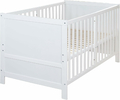 roba Easy Sleep łóżeczko dziecięce 70x140 z przebudową na łóżko juniorskie – białe