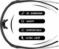 ROCKBROS Okulary rowerowe fotochromowe UV400 – czarne, polaryzacyjne – zdjęcie 3