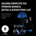 Salewa Premium Attac – zestaw uprząż i lonża via ferrata – zdjęcie 5