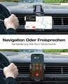 Samochodowy uchwyt na telefon komórkowy VICSEED widok funkcji