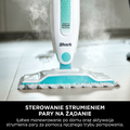 Shark Steam S1000EU – lekki mop parowy do twardych podłóg, biało-zielony – zdjęcie 3