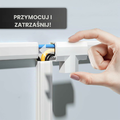 shinfly Kanał kablowy samoprzylepny 4,8 m, biały, 30x15 mm – zdjęcie 4