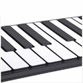 Silikonowe zwijane pianino 88 klawiszy widok klawiszy