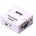 Skaler adapter vga do hdmi Mini VGA2HDMI HDV-M600 widok z lewej strony 