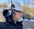 Słuchawki bezprzewodowe Ear-MUFF DAB+ Radio widok zastosowania