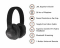 Słuchawki bezprzewodowe JBL by Harman E55BT widok z funkcjami