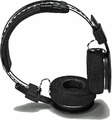 Słuchawki bezprzewodowe nauszne Urbanears Active Hellas czarny widok z boku.
