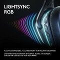 Słuchawki GAMINGOWE bezprzewodowe LOGITECH G935 7.1 DTS widok z kolorami