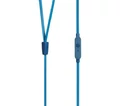 Słuchawki przewodowe dokanałowe JBL by Harman T110 z mikrofonem Niebieskie widok przełącznika