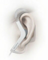 Słuchawki przewodowe dokanałowe Sony MDR-AS210 białe widok w praktyce