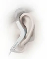 Słuchawki przewodowe dokanałowe Sony MDR-AS210 białe widok w praktyce
