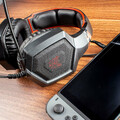Słuchawki przewodowe gamingowe ONIKUMA K8 USB widok z boku