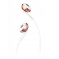 Słuchawki przewodowe JBL by Harman T205 Różowe widok z boku