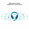 Słuchawki przewodowe Logitech G430 Dolby 7.1 Pro Gaming widok przestrzenności