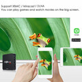Smart Box TV KODI16.0 XBMC UHD 4K 3/32G  WiFi Docooler M9S Pro widok z telefonem