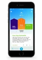 Smartband Jawbone up move monitor aktywności fizycznej biały widok aplikacji