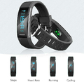 Smartband monitor aktywności serca snu zegarek sportowy krokomierz AGPTEK widok z boku.