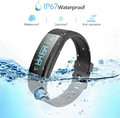 Smartband monitor aktywności serca snu zegarek sportowy krokomierz AGPTEK widok zastosowania.
