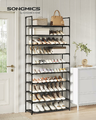 SONGMICS Półka na buty 10 poziomów 28x83x173 cm - półka do przedpokoju – zdjęcie 3